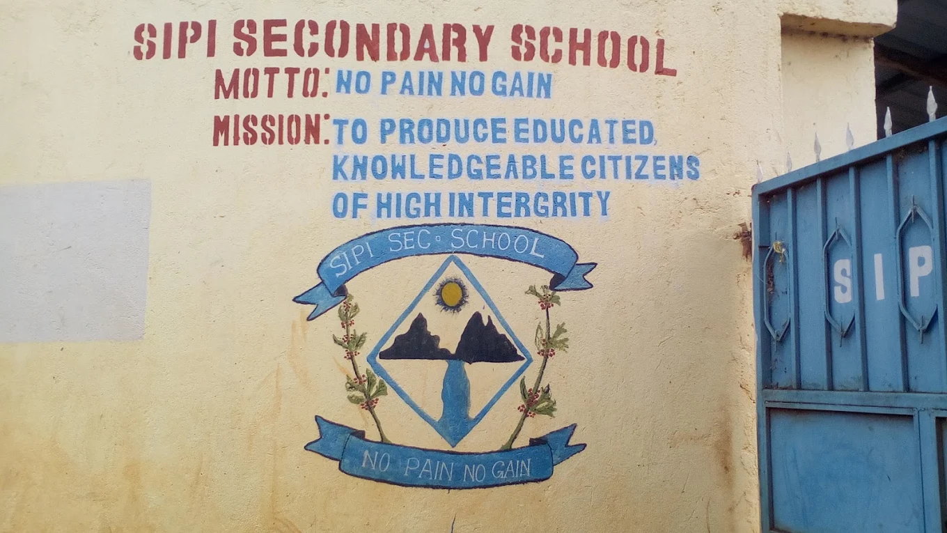Sipi Secondary School motto and badge
